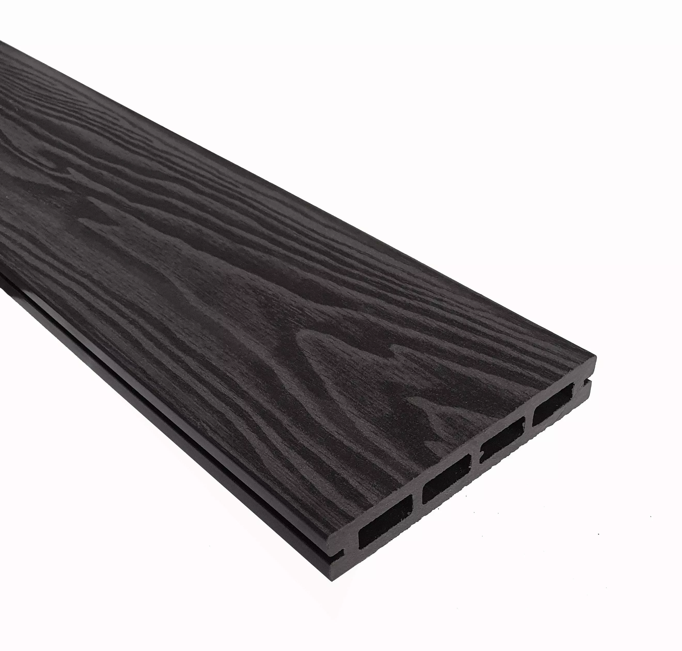 Доска террасная ТЕРРАпол пустотелая с пазом СМАРТ 3D Черное дерево 130х22х4000мм купить в краснодаре