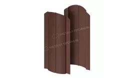 Штакетник металлический МЕТАЛЛ ПРОФИЛЬ Э-118-О (ПЭД-01-8017\8017-0.45). Артикул: 46616