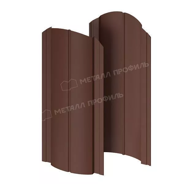 Штакетник металлический МЕТАЛЛ ПРОФИЛЬ Э-118-О (ПЭД-01-8017\8017-0.45) купить в краснодаре