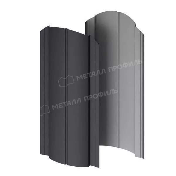 Штакетник металлический МЕТАЛЛ ПРОФИЛЬ Э-118-О (VikingMP E-20-7024-0.5) купить в краснодаре