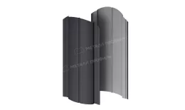 Штакетник металлический МЕТАЛЛ ПРОФИЛЬ Э-118-О (VikingMP-01-7024-0.45). Артикул: 46643