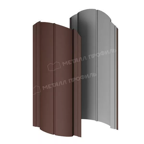 Штакетник металлический МЕТАЛЛ ПРОФИЛЬ Э-118-О (VikingMP E-20-8017-0.5) купить в краснодаре