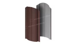 Штакетник металлический МЕТАЛЛ ПРОФИЛЬ Э-118-О (VikingMP-01-RR32-0.45). Артикул: 46644