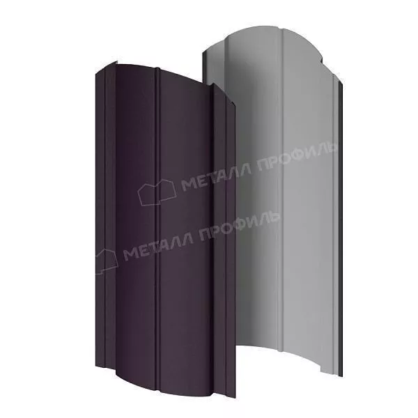 Штакетник металлический МЕТАЛЛ ПРОФИЛЬ Э-118-О (VALORI-20-Violet-0.5) купить в краснодаре