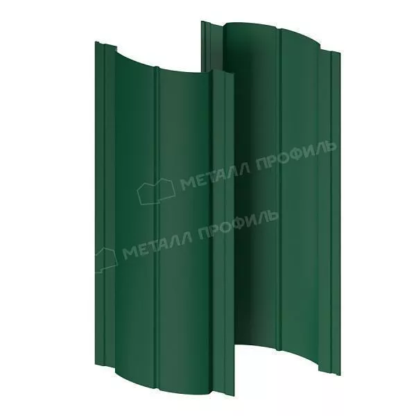 Штакетник металлический МЕТАЛЛ ПРОФИЛЬ Э-118-Т (ПЭД-01-6005\6005-0.45) купить в краснодаре