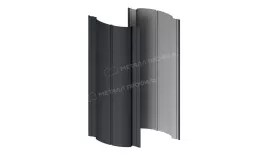 Штакетник металлический МЕТАЛЛ ПРОФИЛЬ Э-118-Т (VikingMP E-20-7016-0.5). Артикул: 46659