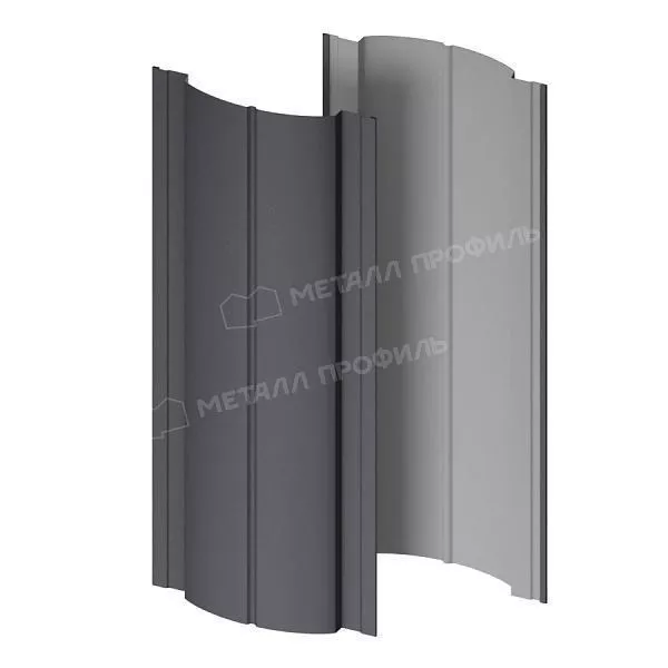 Штакетник металлический МЕТАЛЛ ПРОФИЛЬ Э-118-Т (VALORI-20-Grey-0.5) купить в краснодаре