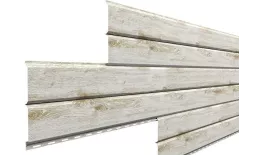 Софит металл текстурированный Металл Профиль Lбрус ECOSTEEL Matt 0,5 мм беленый дуб. Артикул: L_m_08_115