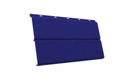 ЭкоБрус Гофр 0,45 PE с пленкой RAL 5002 ультрамариново-синий. Артикул: 40646