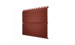 ЭкоБрус Гофр Grand Line 0,5 Satin Matt TX с пленкой RAL 8004 терракота. Артикул: 41278