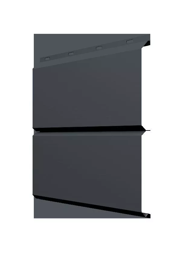 ЭкоБрус 0,345 Grand Line 0,45 Drap TwinColor с пленкой RAL 7024 мокрый асфальт купить в краснодаре