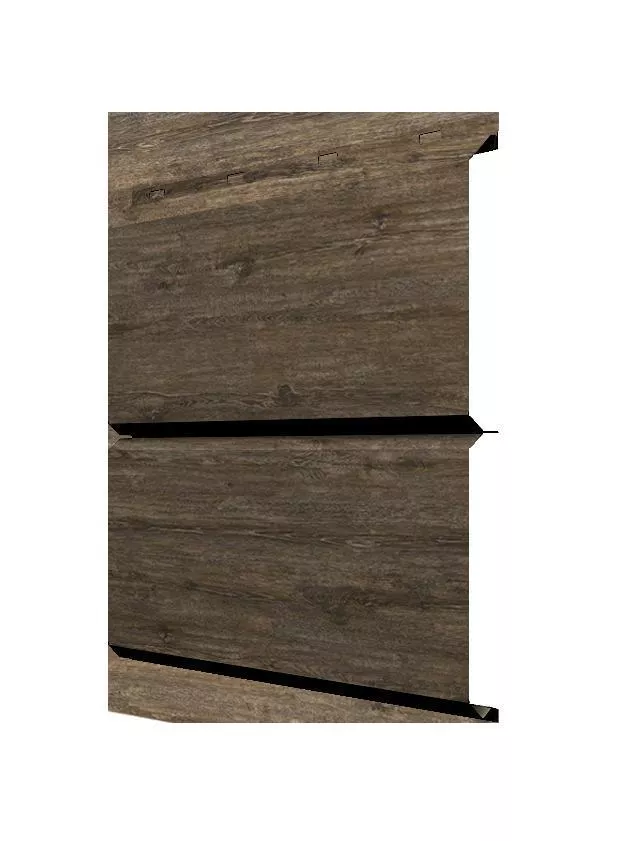 Металлический сайдинг Grand Line ЭкоБрус Гофр Print Elite Nordic Wood 0,45 мм купить в краснодаре