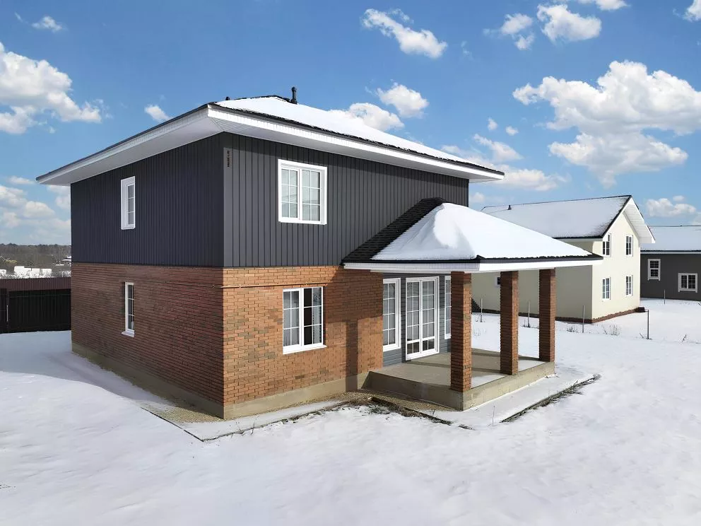 ЭкоБрус 0,345 0,45 PE с пленкой RAL 7024 мокрый асфальт купить в краснодаре