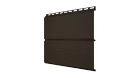 ЭкоБрус Гофр 0,45 Drap с пленкой RR 32 темно-коричневый. Артикул: 41075