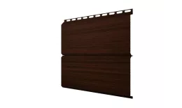 ЭкоБрус Гофр 0,45 Print Elite Choco Wood TwinColor. Артикул: 39923