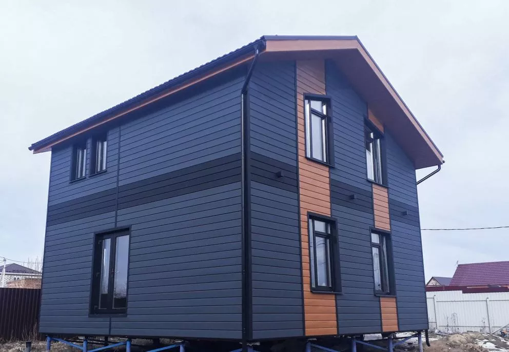 ЭкоБрус 0,345 Grand Line 0,45 Drap с пленкой RAL 9005 черный купить в краснодаре