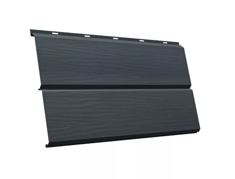 ЭкоБрус 3D 0,345 Grand Line 0,5 Rooftop Бархат с пленкой RAL 7016 антрацитово-серый купить в краснодаре