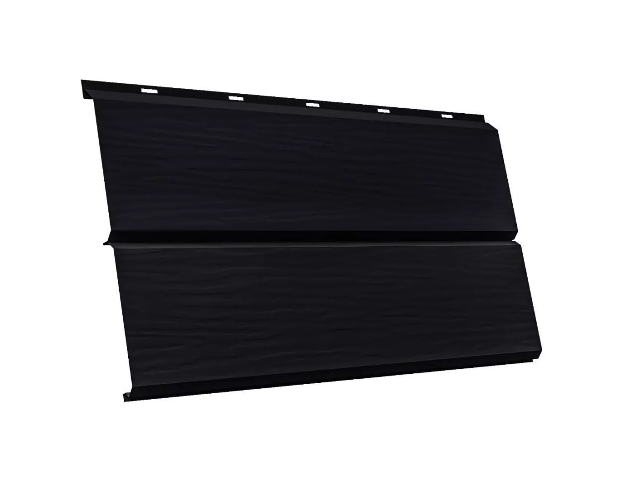 Металлический сайдинг Grand Line ЭкоБрус 3D Atlas 0,5 мм RAL 9005 черный купить в краснодаре