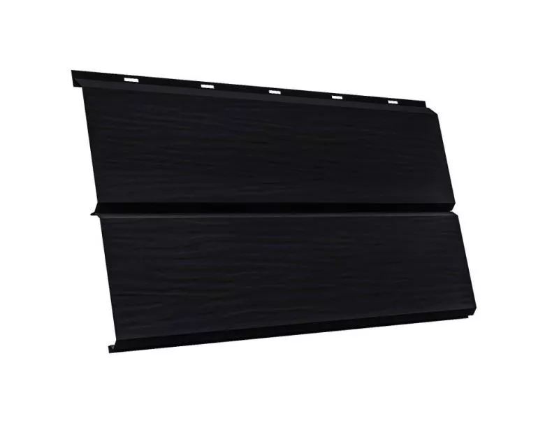 ЭкоБрус 3D 0,345 Grand Line 0,5 Rooftop Бархат с пленкой RAL 9005 черный купить в краснодаре