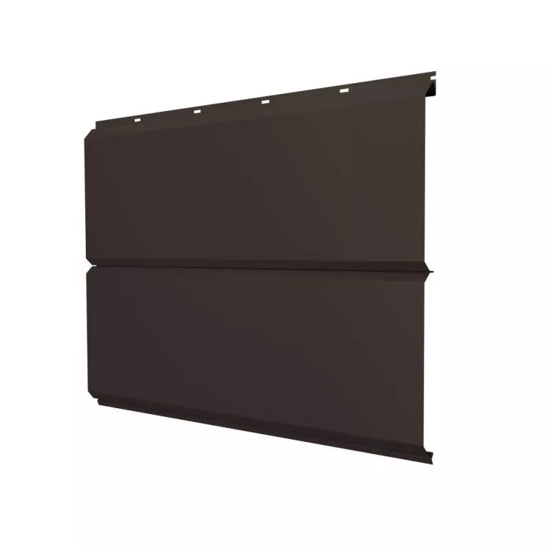 ЭкоБрус новый 0,45 PE RR 32 темно-коричневый купить в краснодаре