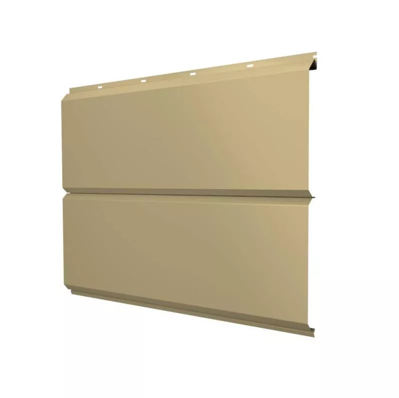 ЭкоБрус новый 0,45 PE с пленкой RAL 1014 слоновая кость купить в краснодаре