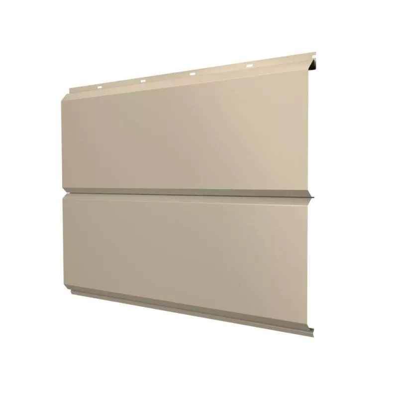 ЭкоБрус новый 0,45 PE с пленкой RAL 1015 светлая слоновая кость купить в краснодаре