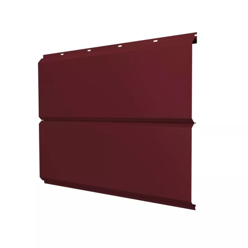 ЭкоБрус новый 0,45 PE с пленкой RAL 3005 красное вино купить в краснодаре