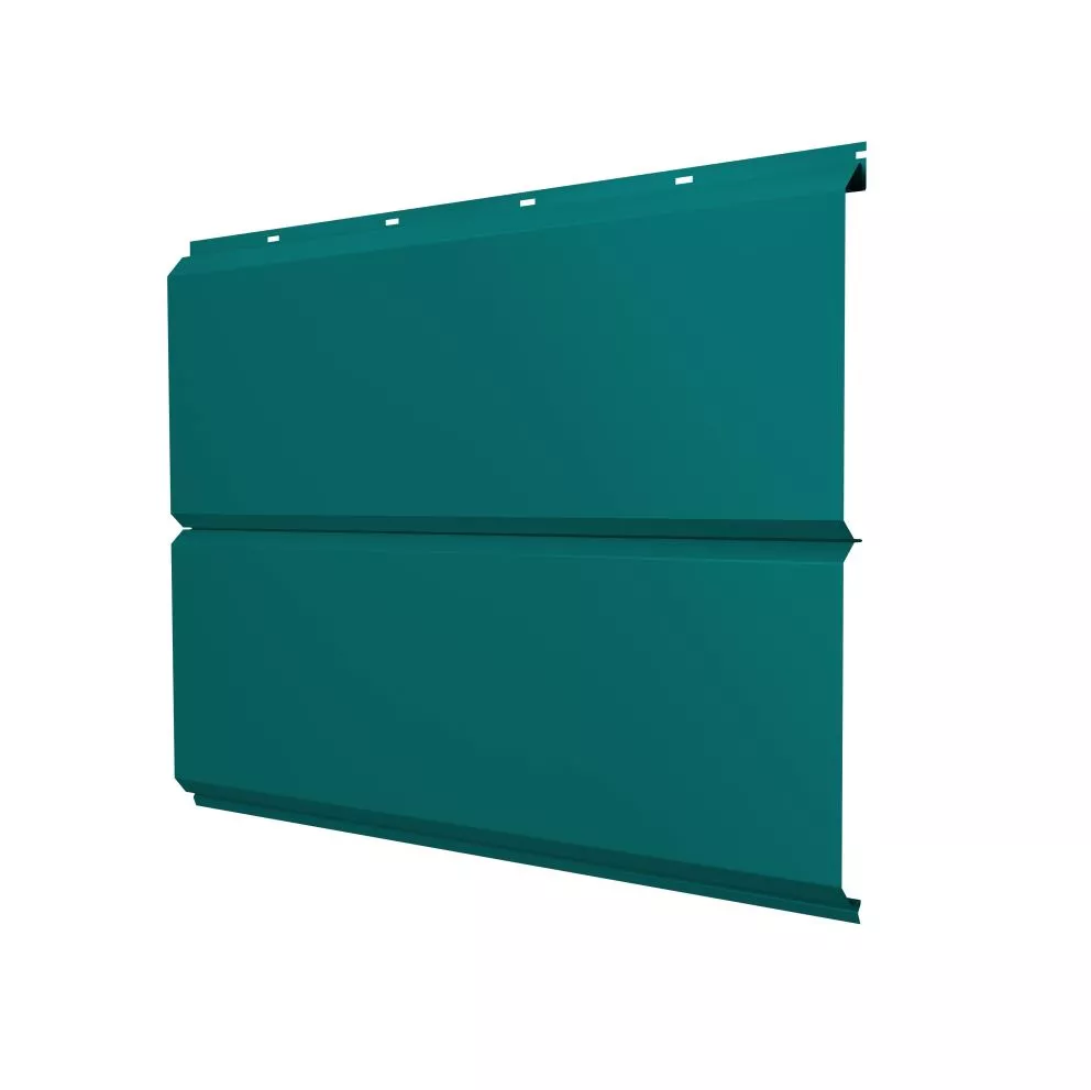 ЭкоБрус новый 0,45 PE с пленкой RAL 5021 водная синь купить в краснодаре