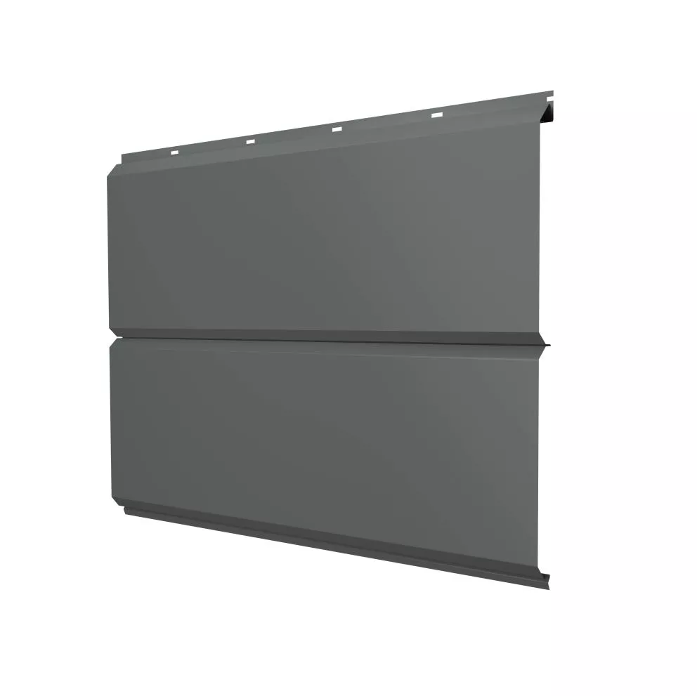 ЭкоБрус новый 0,45 PE с пленкой RAL 7005 мышино-серый купить в краснодаре