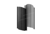 Штакетник металлический МЕТАЛЛ ПРОФИЛЬ ELLIPSE-O 19х126 (VALORI-20-DarkGrey-0.5) – Купить оптом и в розницу