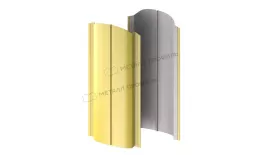 Штакетник металлический МЕТАЛЛ ПРОФИЛЬ ELLIPSE-O 19х126 NormanMP (ПЭ-01-1018-0.5). Цена: 1027 руб. Артикул: 39669