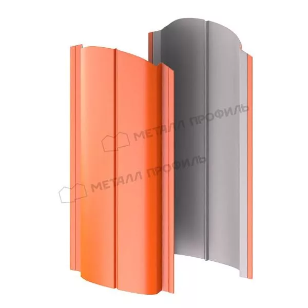 Штакетник металлический МЕТАЛЛ ПРОФИЛЬ ELLIPSE-O 19х126 NormanMP (ПЭ-01-2004-0.5) купить в краснодаре