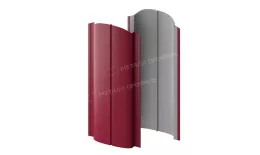 Штакетник металлический МЕТАЛЛ ПРОФИЛЬ ELLIPSE-O 19х126 NormanMP (ПЭ-01-3005-0.5). Цена: 1008 руб. Артикул: 39660