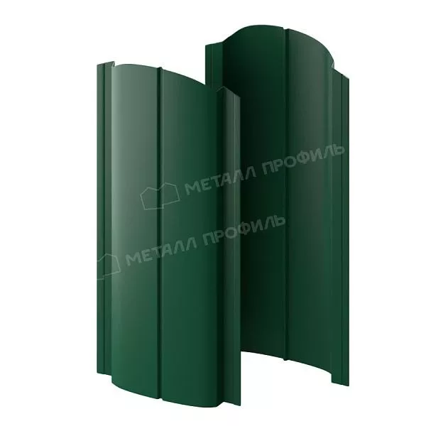 Штакетник металлический МЕТАЛЛ ПРОФИЛЬ ELLIPSE-O 19х126 (ПЭД-01-6005\6005-0.45) купить в краснодаре