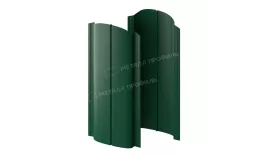 Штакетник металлический МЕТАЛЛ ПРОФИЛЬ ELLIPSE-O 19х126 (ПЭД-01-6005\6005-0.45). Цена: 990 руб. Артикул: 39470