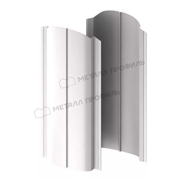 Штакетник металлический МЕТАЛЛ ПРОФИЛЬ ELLIPSE-O 19х126 (ПЭ-01-9003-0.45) купить в краснодаре