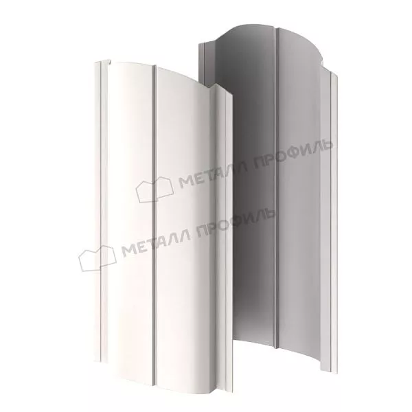 Штакетник металлический МЕТАЛЛ ПРОФИЛЬ ELLIPSE-O 19х126 (PURMAN-20-9010-0.5) купить в краснодаре