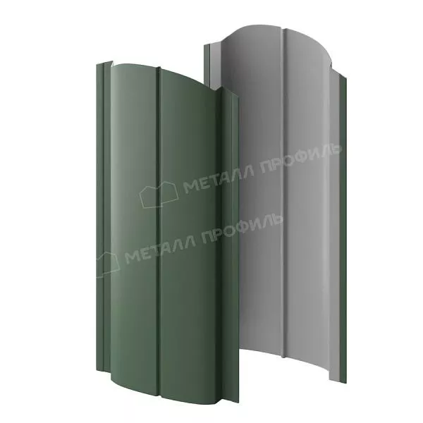 Штакетник металлический МЕТАЛЛ ПРОФИЛЬ ELLIPSE-O 19х126 (PURETAN-20-RR11-0.5) купить в краснодаре