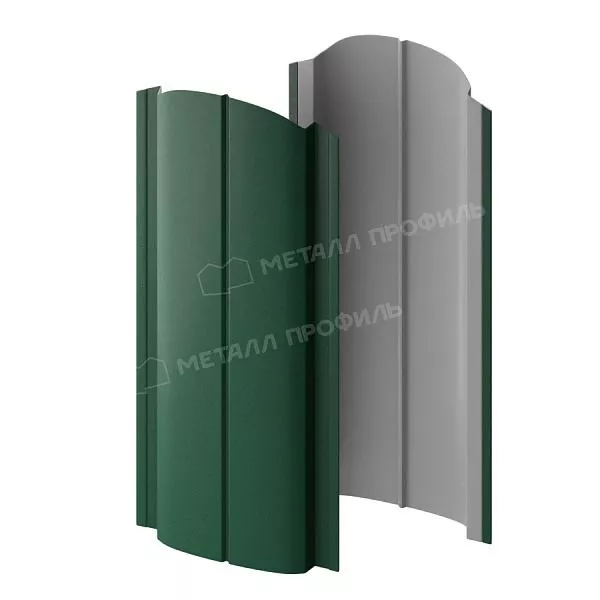 Штакетник металлический МЕТАЛЛ ПРОФИЛЬ ELLIPSE-O 19х126 (VikingMP E-20-6005-0.5) купить в краснодаре