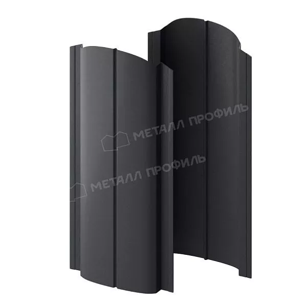 Штакетник металлический МЕТАЛЛ ПРОФИЛЬ ELLIPSE-O 19х126 (ПЭМАД-01-7024\7024-0.4) купить в краснодаре