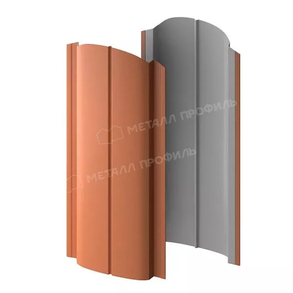 Штакетник металлический МЕТАЛЛ ПРОФИЛЬ ELLIPSE-O 19х126 (VikingMP E-20-8004-0.5) купить в краснодаре