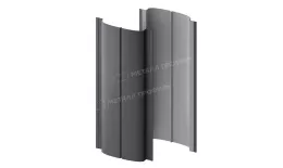 Штакетник металлический МЕТАЛЛ ПРОФИЛЬ ELLIPSE-T 19х126 (VALORI-20-Grey-0.5). Цена: 1102 руб. Артикул: 39686