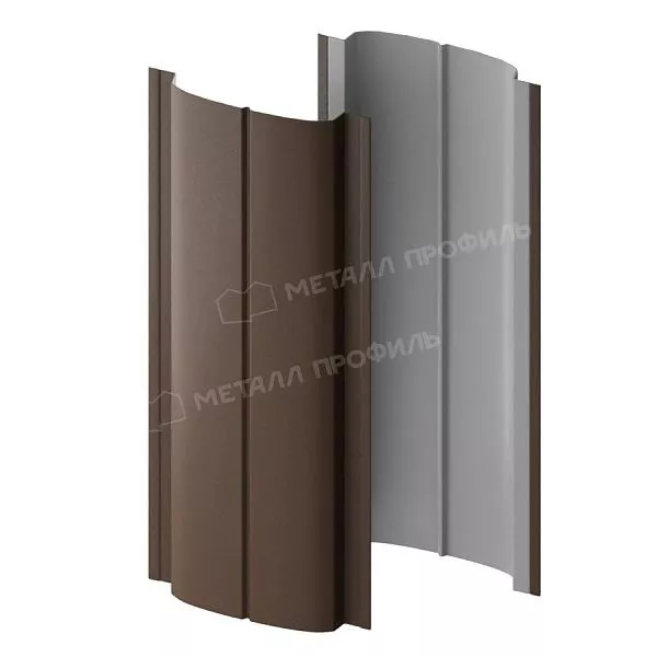 Штакетник металлический МЕТАЛЛ ПРОФИЛЬ ELLIPSE-T 19х126 (VALORI-20-OxiBеige-0.5) купить в краснодаре