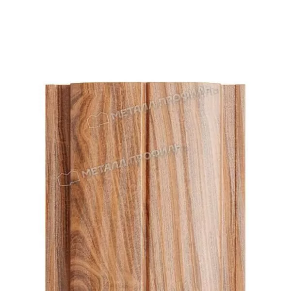 Штакетник металлический МЕТАЛЛ ПРОФИЛЬ ELLIPSE-T 19х126 (ECOSTEEL_T-01-Кедр-0.5) купить в краснодаре