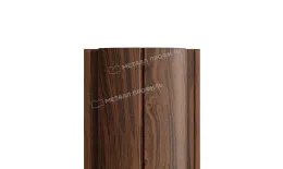 Штакетник металлический МЕТАЛЛ ПРОФИЛЬ ELLIPSE-T 19х126 (ECOSTEEL_MA-01-МореныйДуб-0.5). Цена: 1345 руб. Артикул: 39750