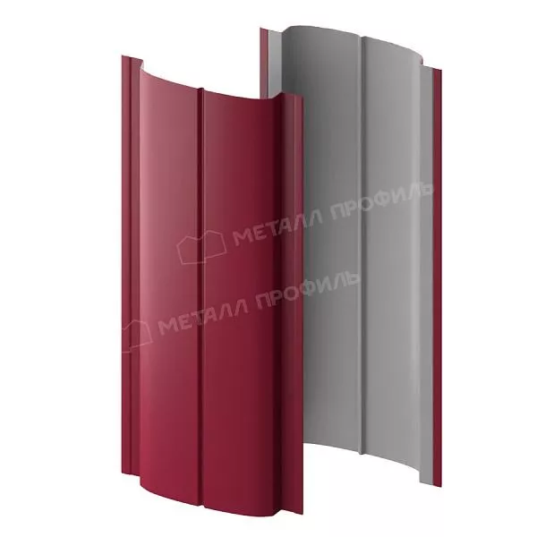 Штакетник металлический МЕТАЛЛ ПРОФИЛЬ ELLIPSE-T 19х126 (ПЭ-01-3005-0.4) купить в краснодаре