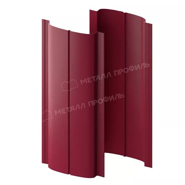 Штакетник металлический МЕТАЛЛ ПРОФИЛЬ ELLIPSE-T 19х126 (ПЭД-01-3005\3005-0.45) купить в краснодаре