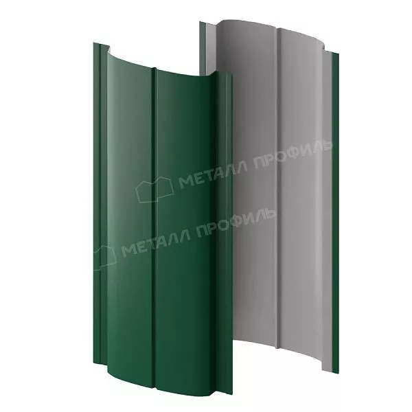 Штакетник металлический МЕТАЛЛ ПРОФИЛЬ ELLIPSE-T 19х126 NormanMP (ПЭ-01-6005-0.5) купить в краснодаре