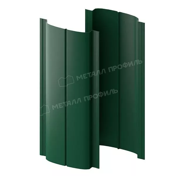 Штакетник металлический МЕТАЛЛ ПРОФИЛЬ ELLIPSE-T 19х126 (ПЭД-01-6005\6005-0.45) купить в краснодаре