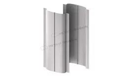 Штакетник металлический МЕТАЛЛ ПРОФИЛЬ ELLIPSE-O 19х126 (VikingMP-01-7016-0.45). Цена: 1008 руб. Артикул: 39644